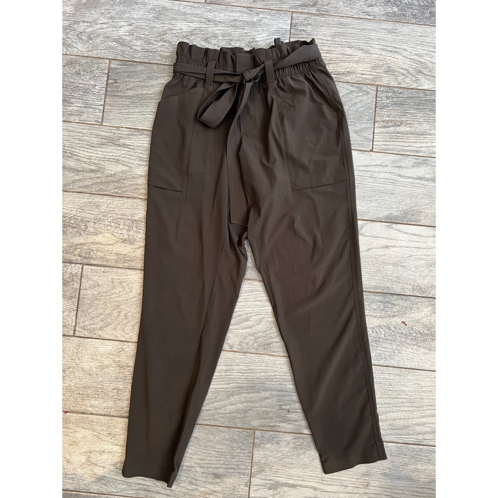 Athleta Trekkie North Pants Womens 2 Performance Jogger Travel 305514 Belted